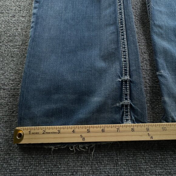 BKE Carter Jeans Size 32 Blue Denim Adult Distressed Cotton Urban Pants Trouser - Picture 12 of 16
